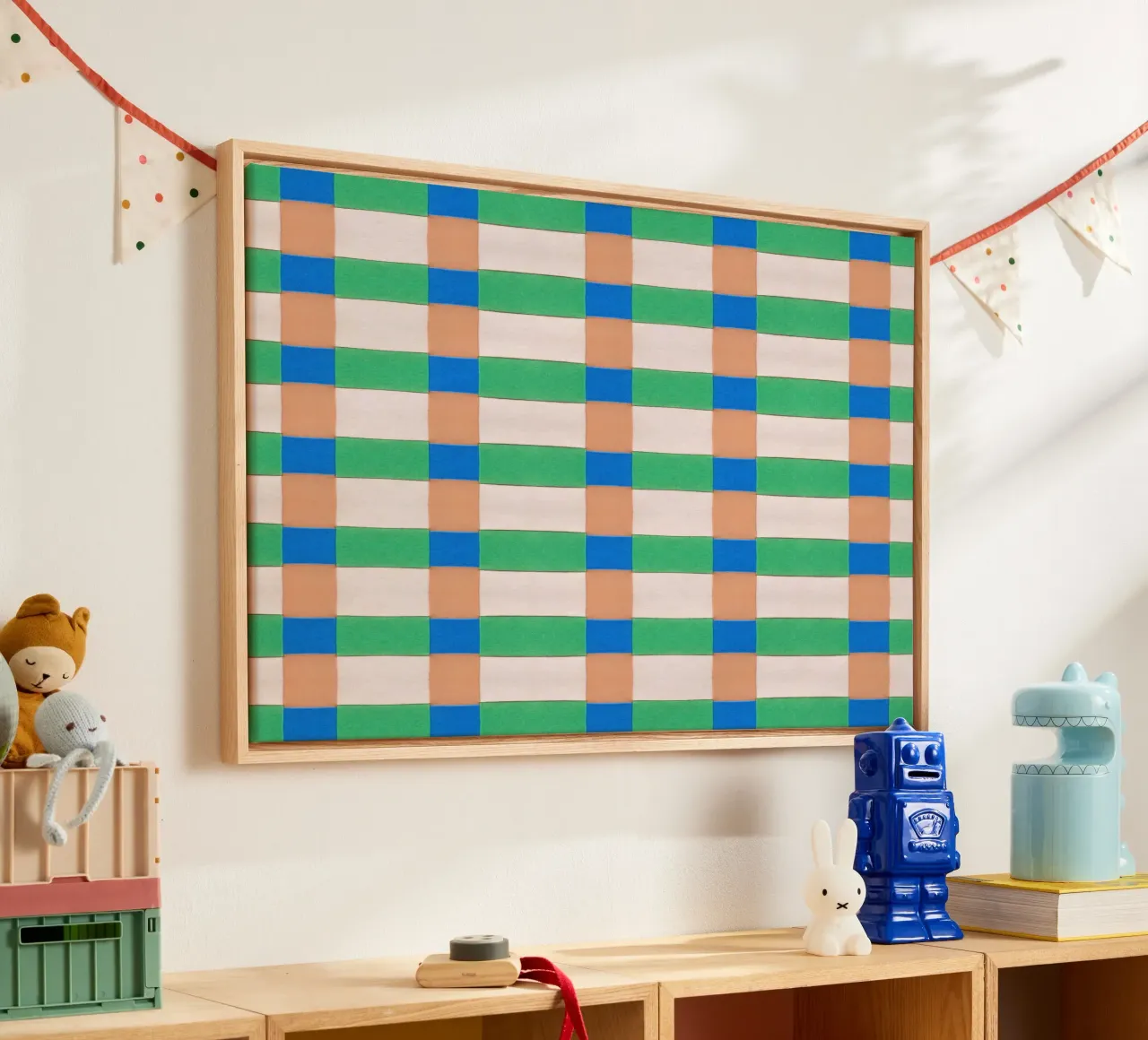 Paper Weaving Pattern #3 canvas by Alisa Galitsyna