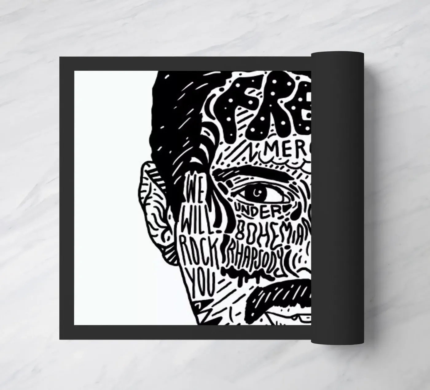 Freddie Fußmatte von Nick Cocozza