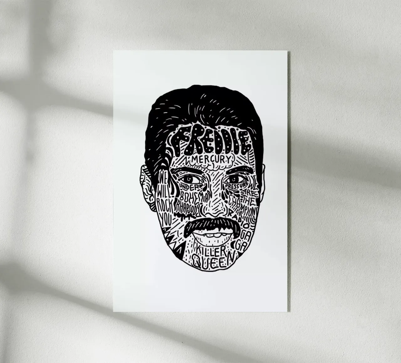 Freddie acrylic glass by Nick Cocozza