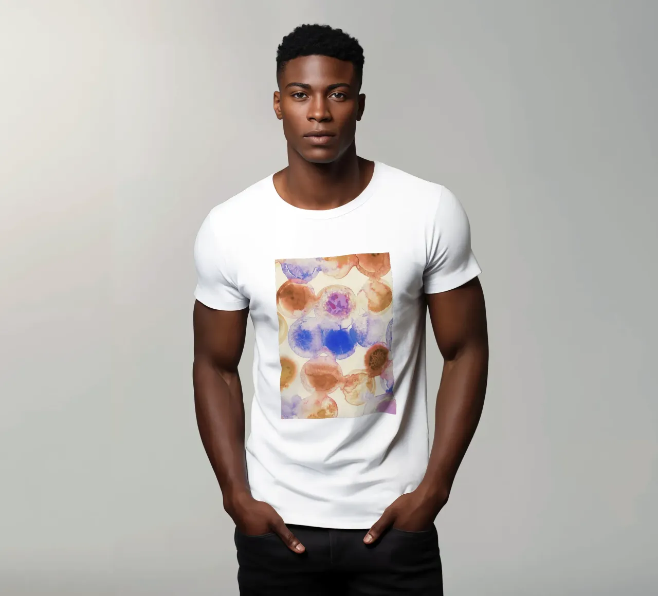 Cerchi colorati in acrilico #1 t-shirt da Alisa Galitsyna