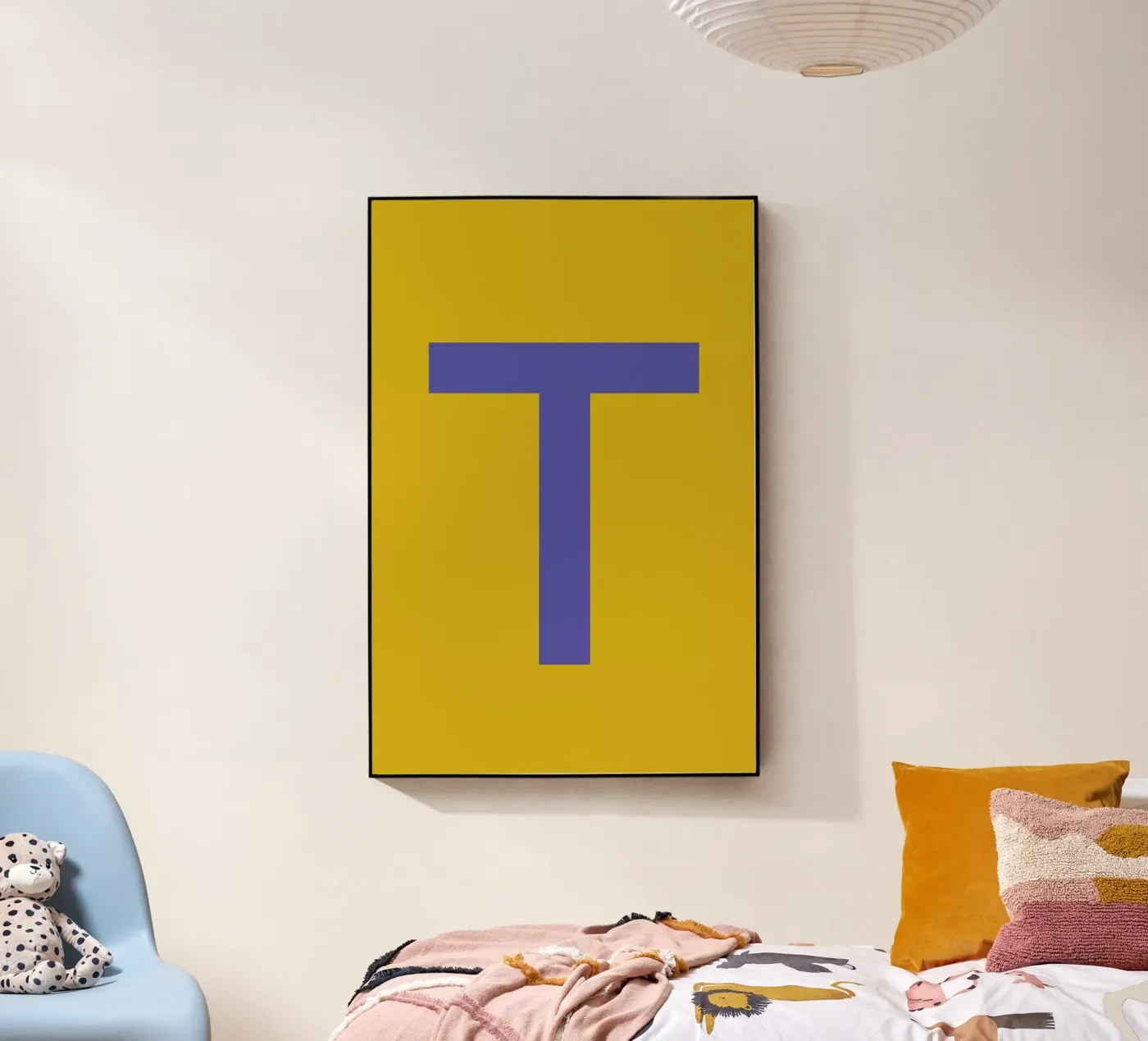 Yellow Letter T plexiglass da Studio One