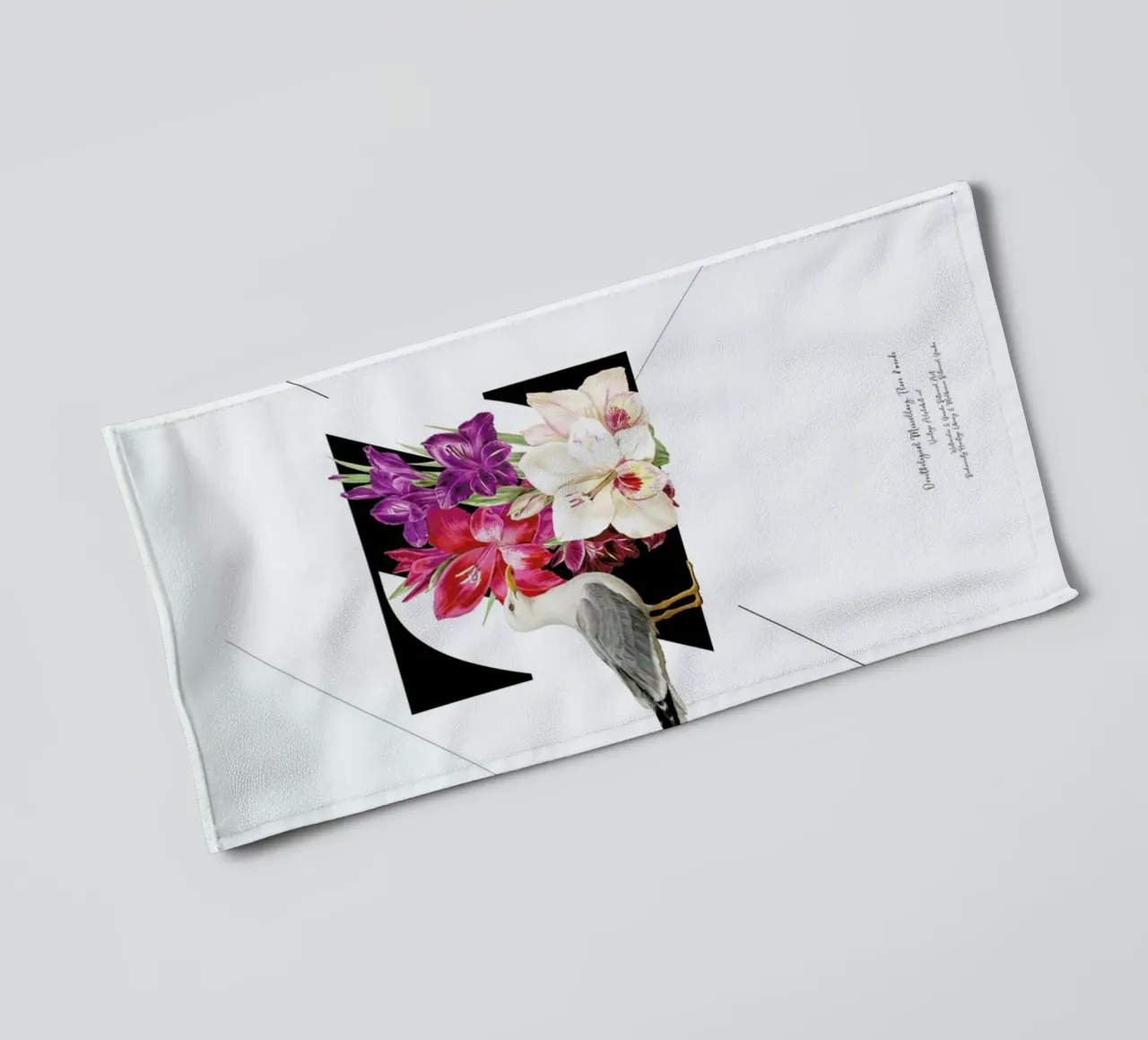 Botanical Alphabet - Z asciugamano da bagno da Froilein Juno