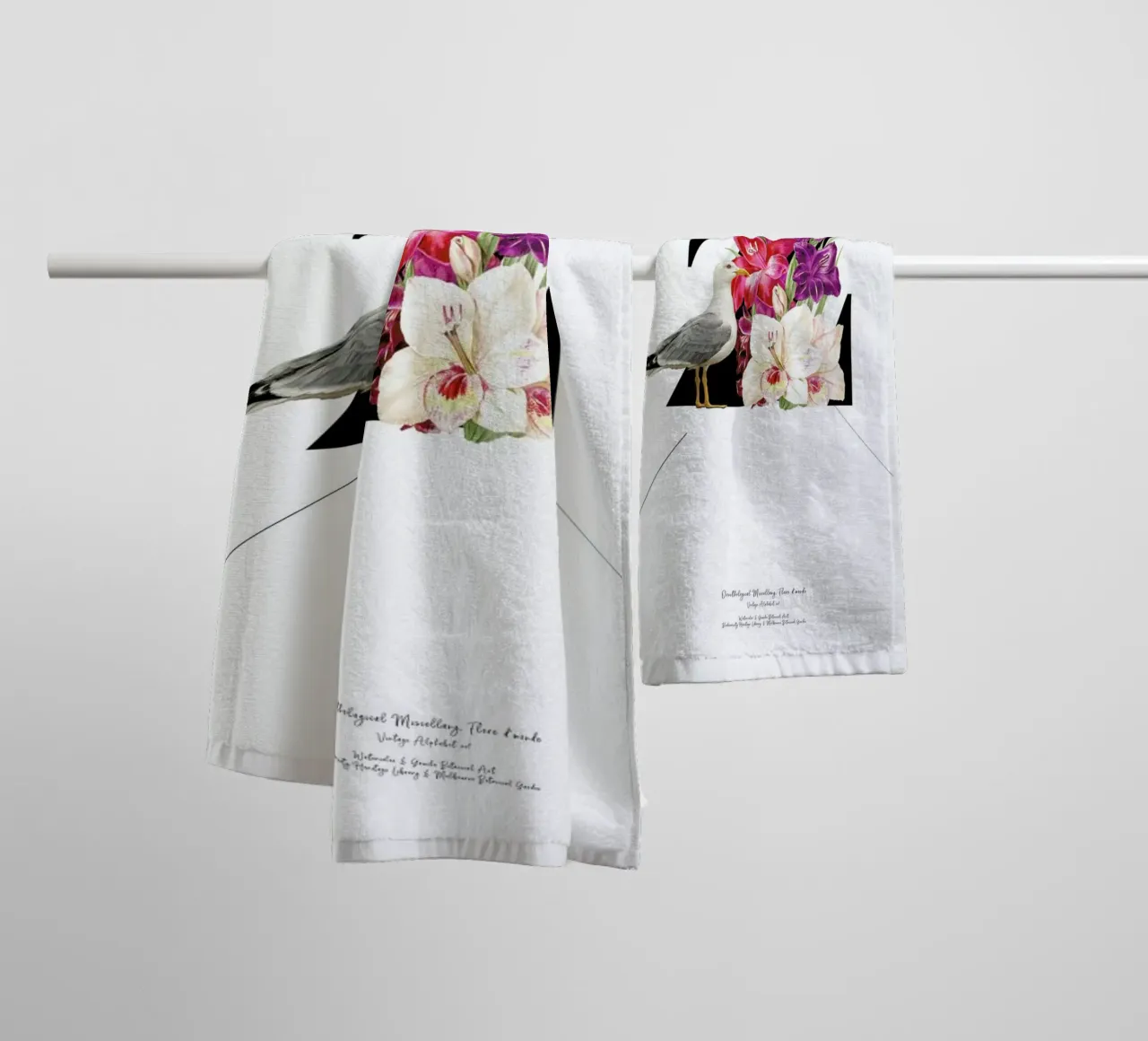Botanical Alphabet - Z asciugamano da bagno da Froilein Juno