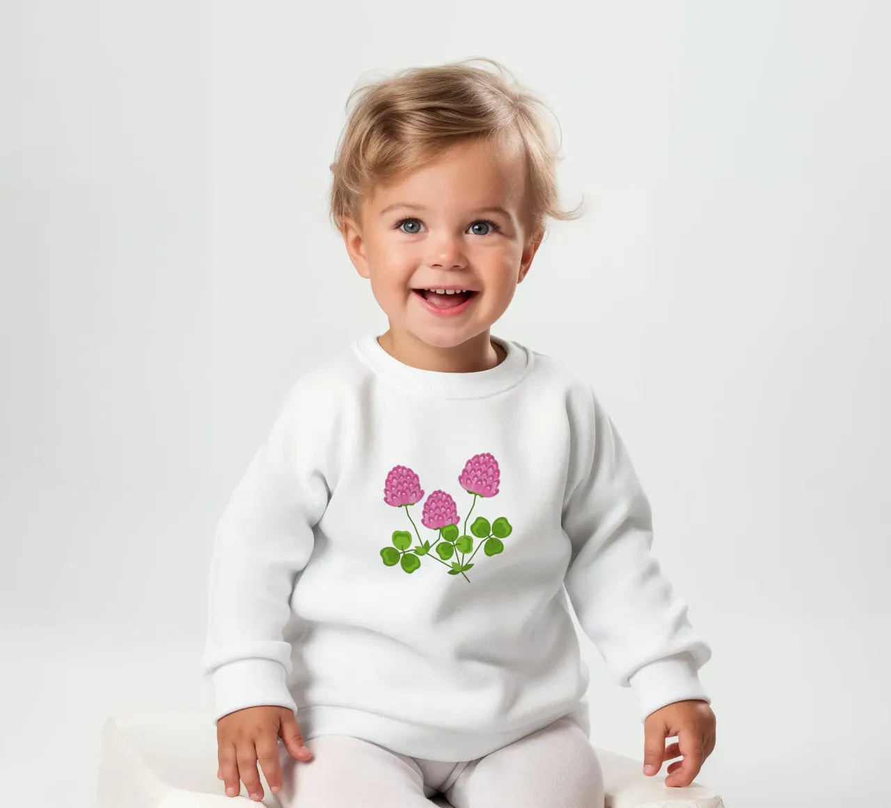 Trifoglio felpa neonato da Lidia Blomgren