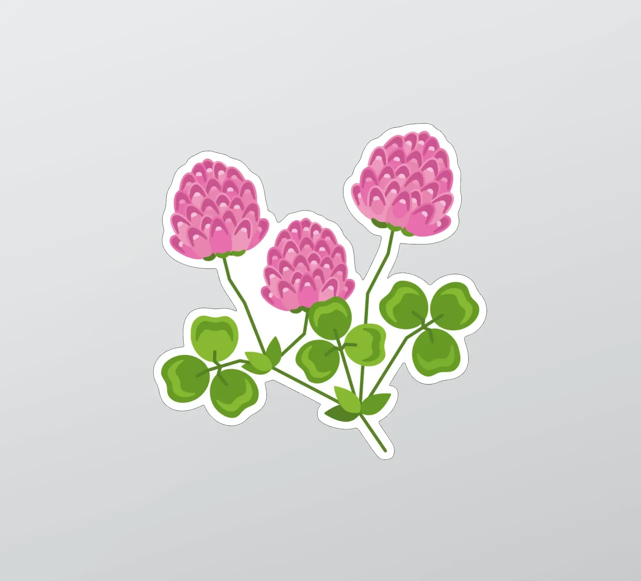 Clover sticker by Lidia Blomgren