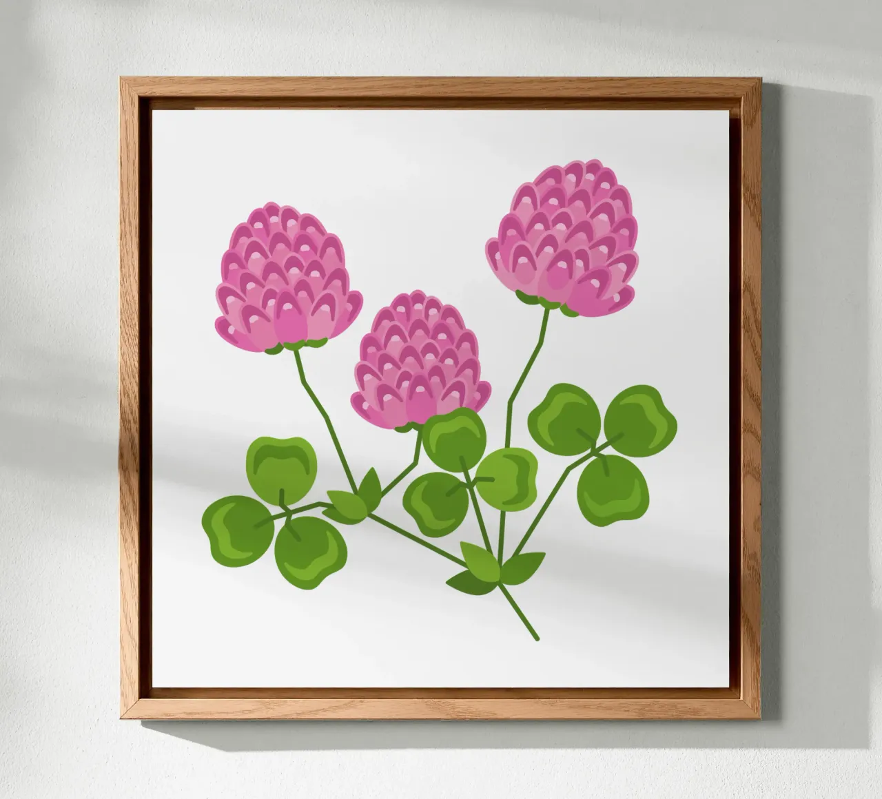 Clover alu-dibond by Lidia Blomgren