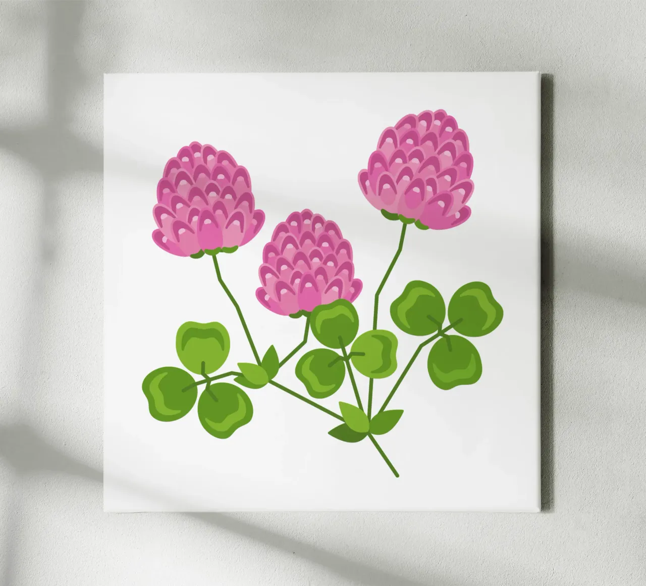 Clover canvas by Lidia Blomgren