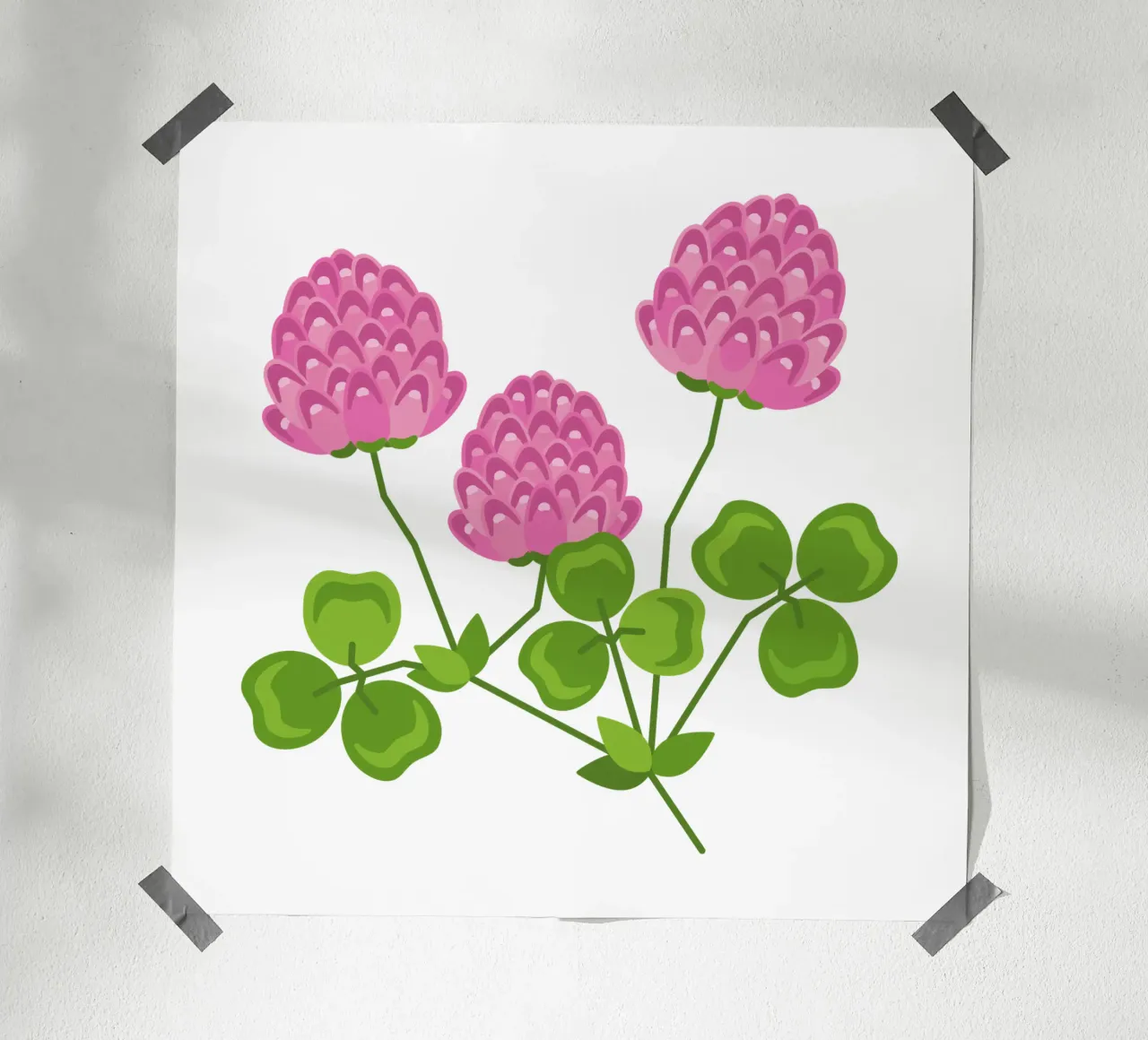 Clover poster by Lidia Blomgren