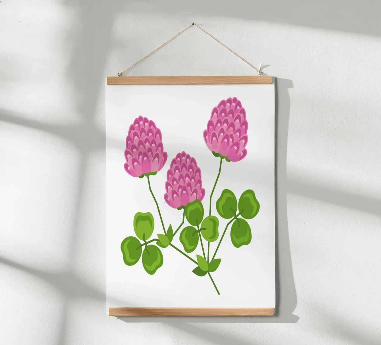 Clover poster by Lidia Blomgren