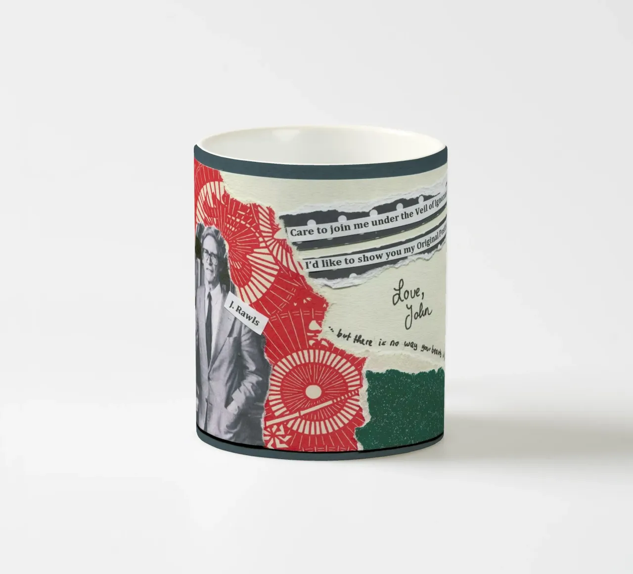 John Rawls tazza in ceramica da The Pick-Up Theorist