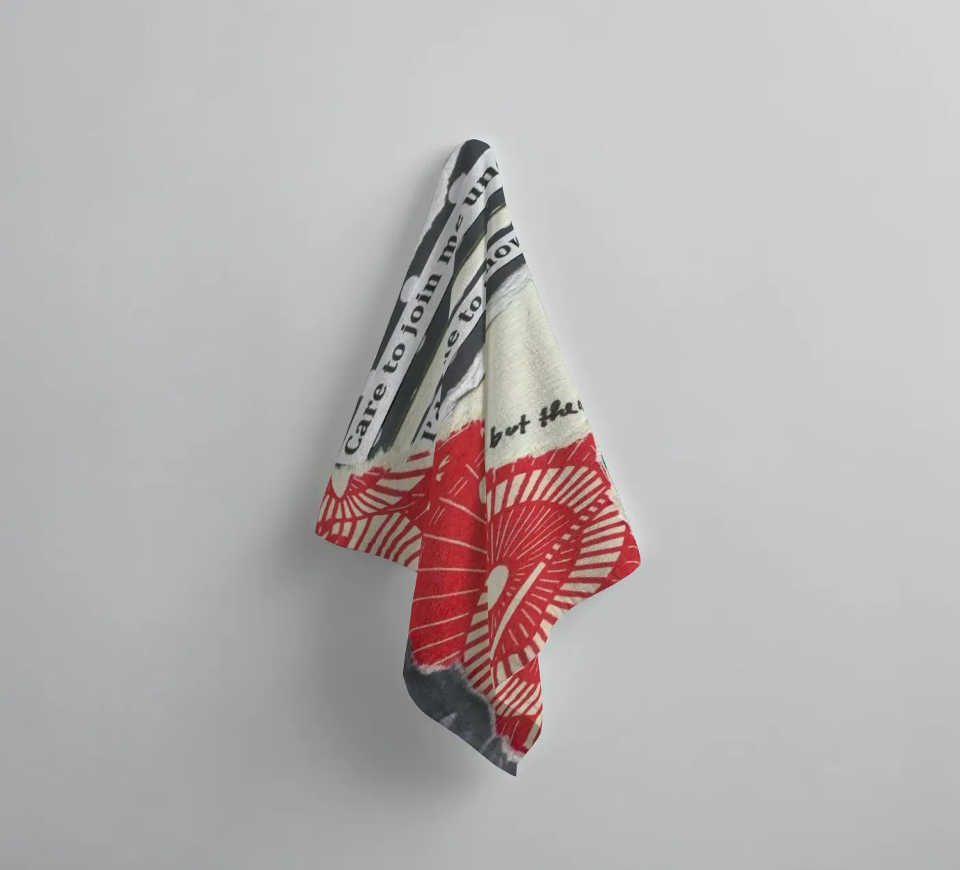 John Rawls towel by The Pick-Up Theorist