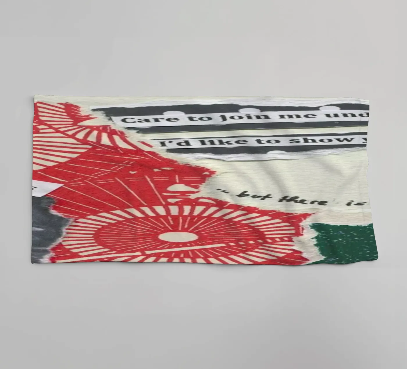 John Rawls towel by The Pick-Up Theorist