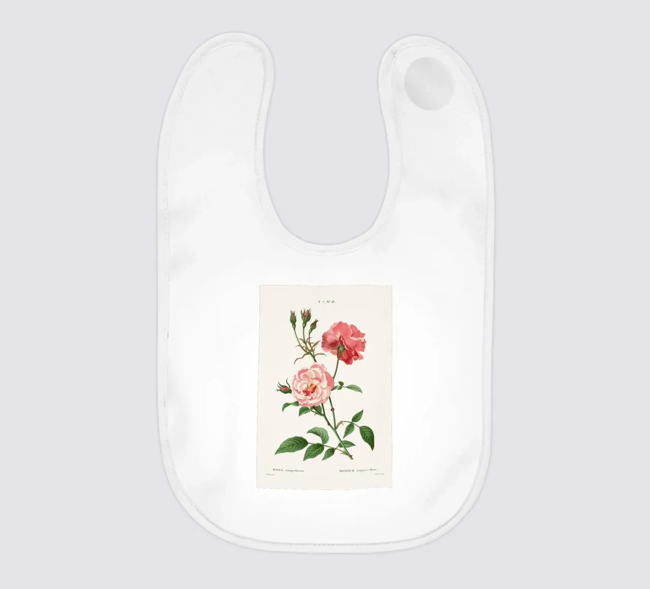 Rosier - Toujours Fleuri baby bib by Astër