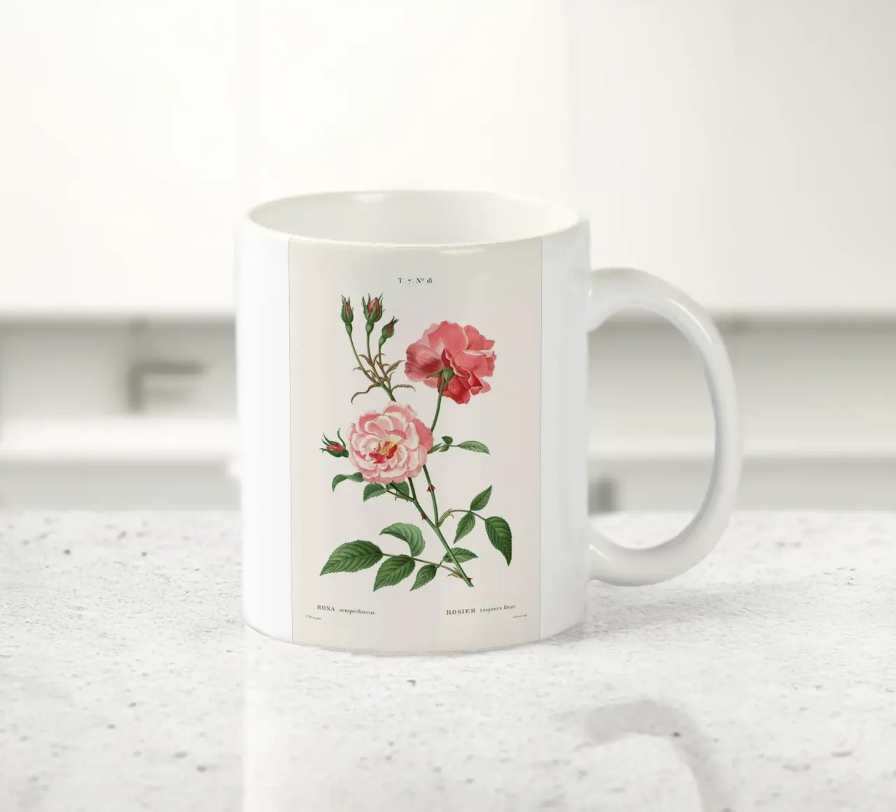 Rosier - Toujours Fleuri ceramic mug by Astër