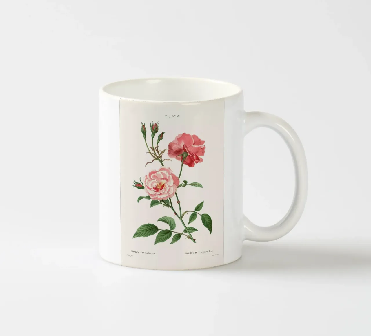 Rosier - Toujours Fleuri ceramic mug by Astër