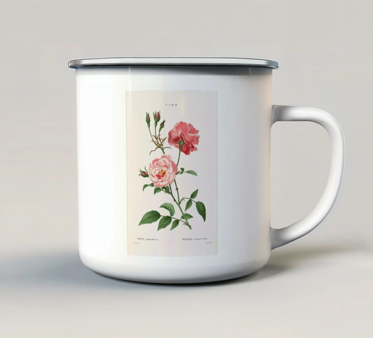 Rosier - Toujours Fleuri tazza in smalto da Astër