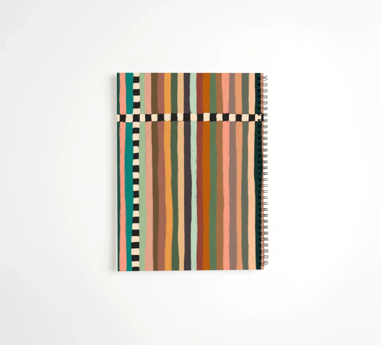 Mix of Stripes #9 spiral notebook by Alisa Galitsyna