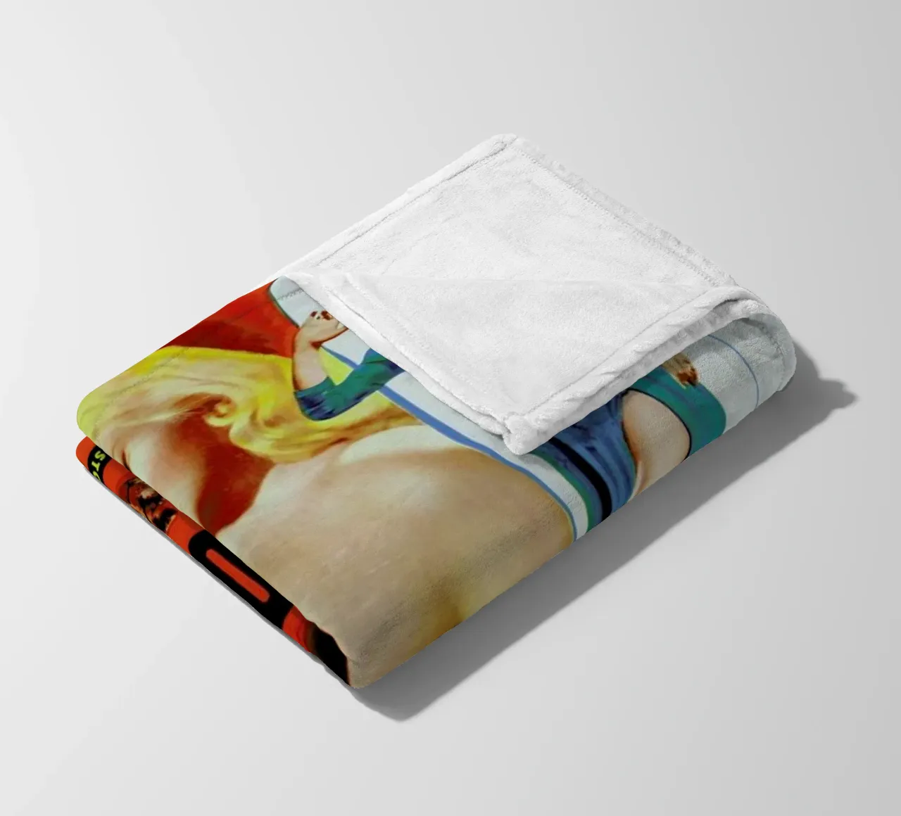 ‘Blonde Sinner’ Retro Movie Poster coperta in pile da Gallery Print and Art Limited