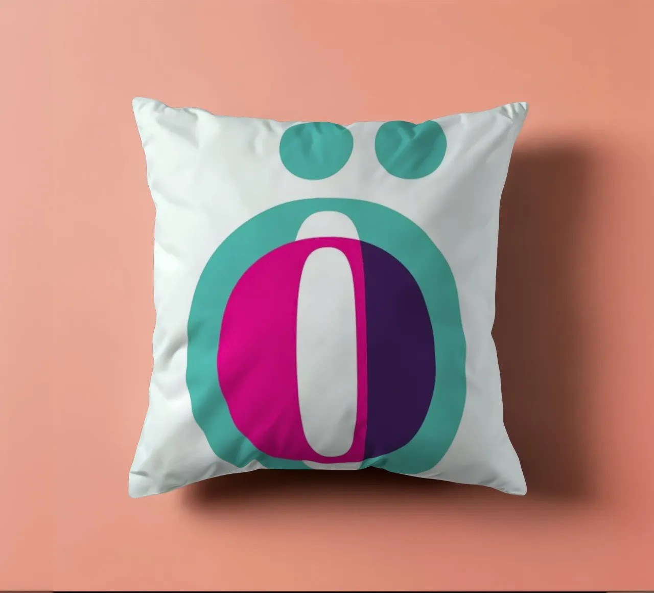 Magenta/Mint Ö cuscino da Studio One