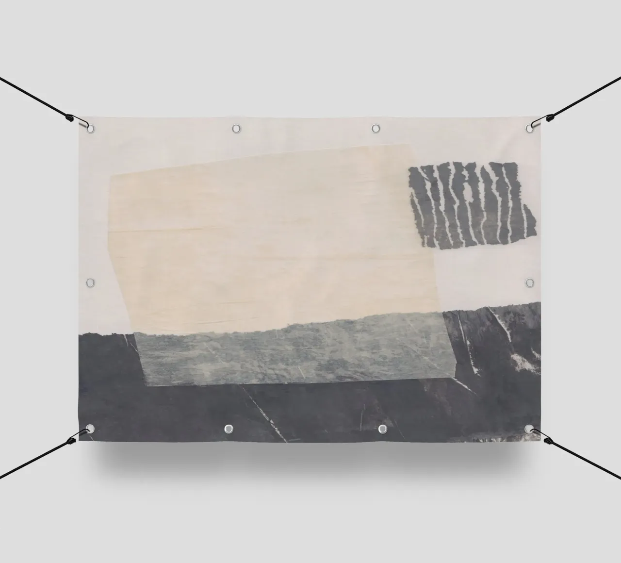 Abstracte compositie #1 pvc-zeil van Alisa Galitsyna