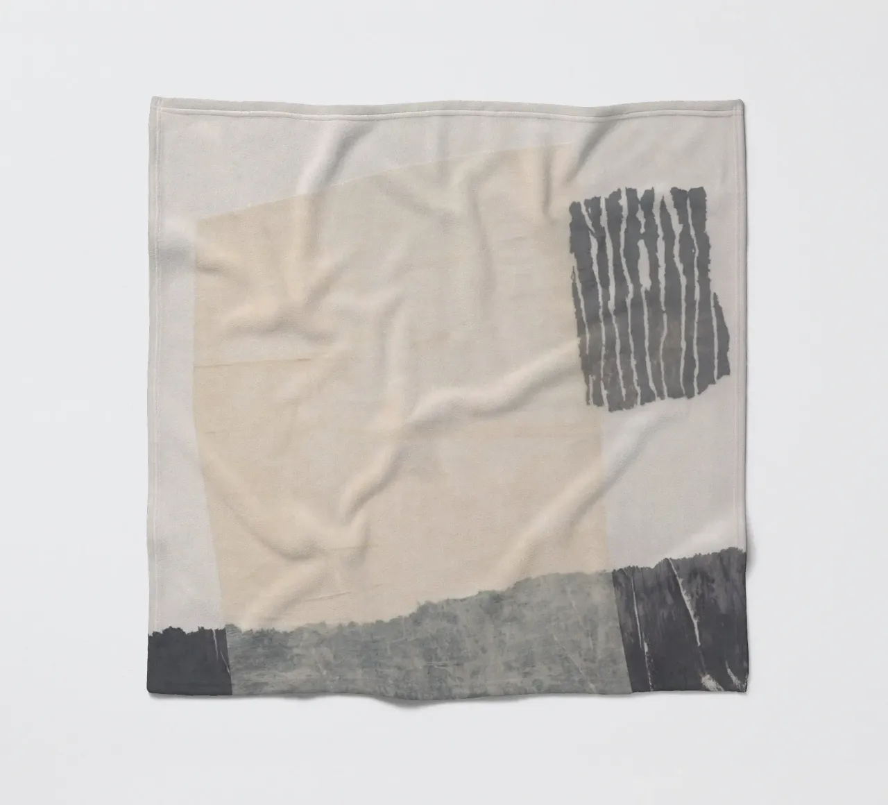 Abstracte compositie #1 fleecedeken van Alisa Galitsyna
