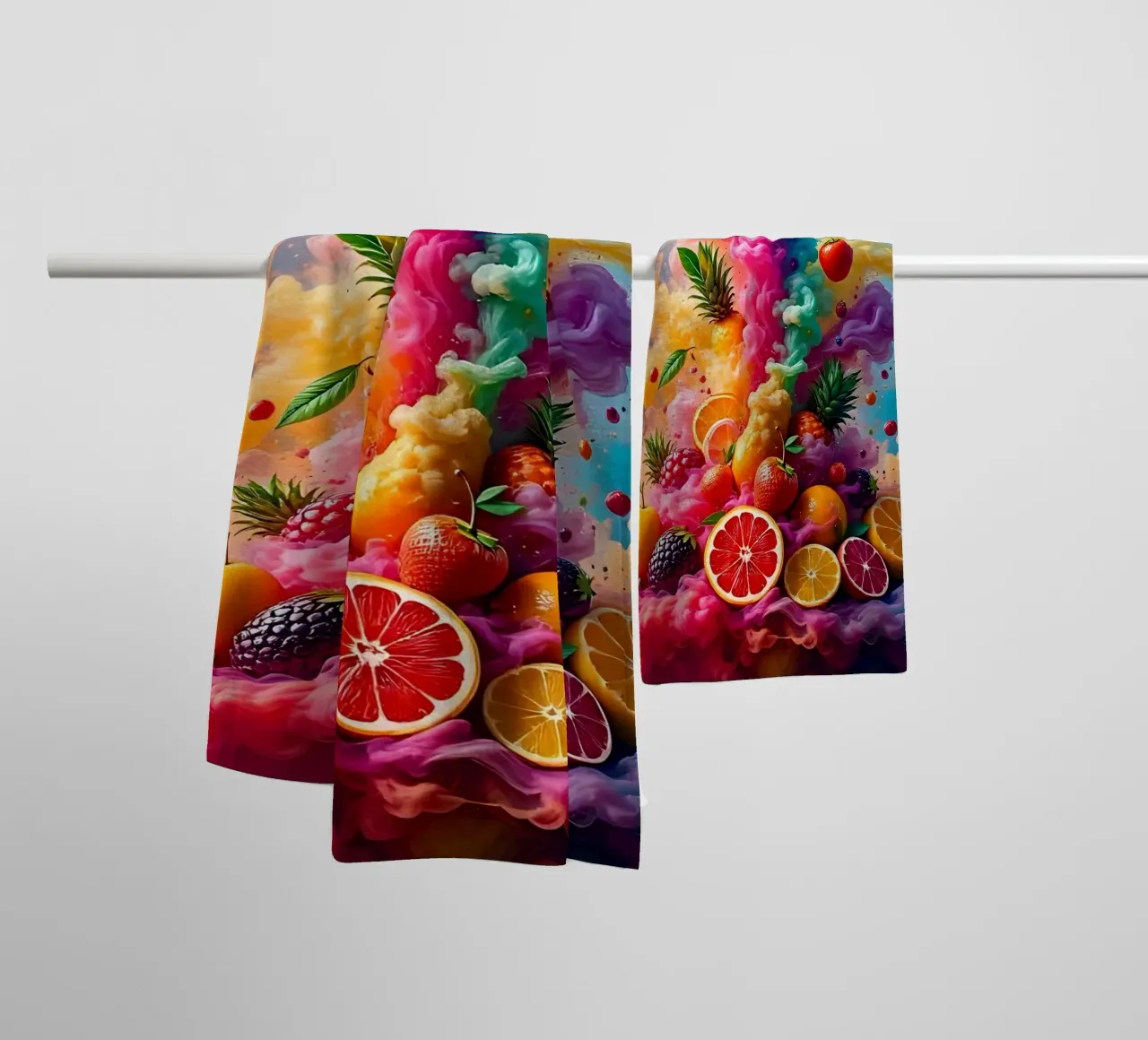Frutta_2 asciugamano da bagno da Farb- und Blütenzauber by LK