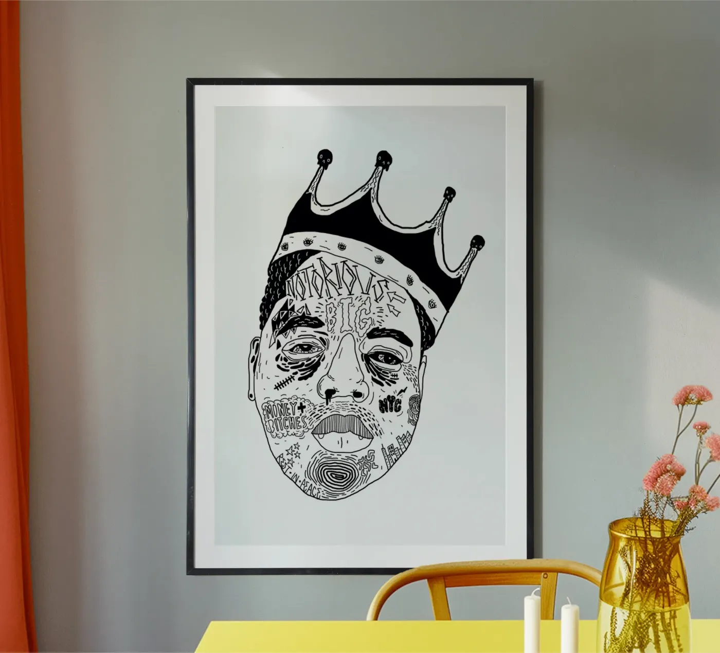 Biggie poster by Nick Cocozza