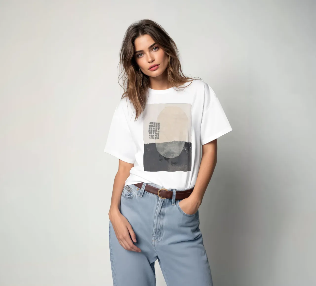 Abstracte compositie #2 t-shirt van Alisa Galitsyna