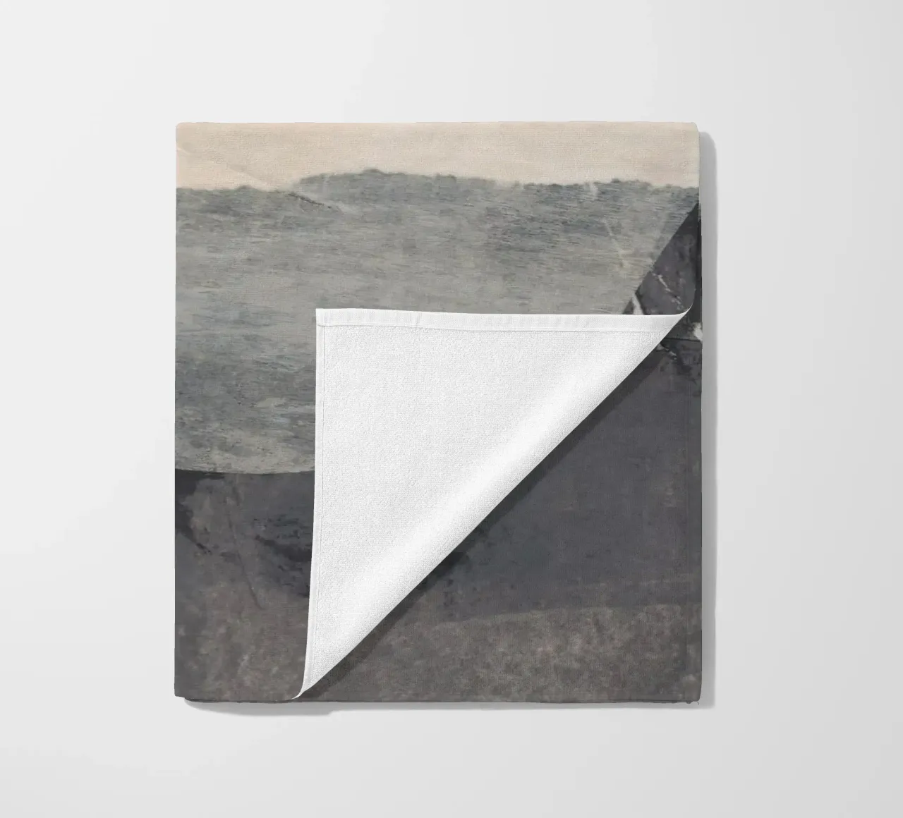 Abstracte compositie #2 strandhanddoek van Alisa Galitsyna