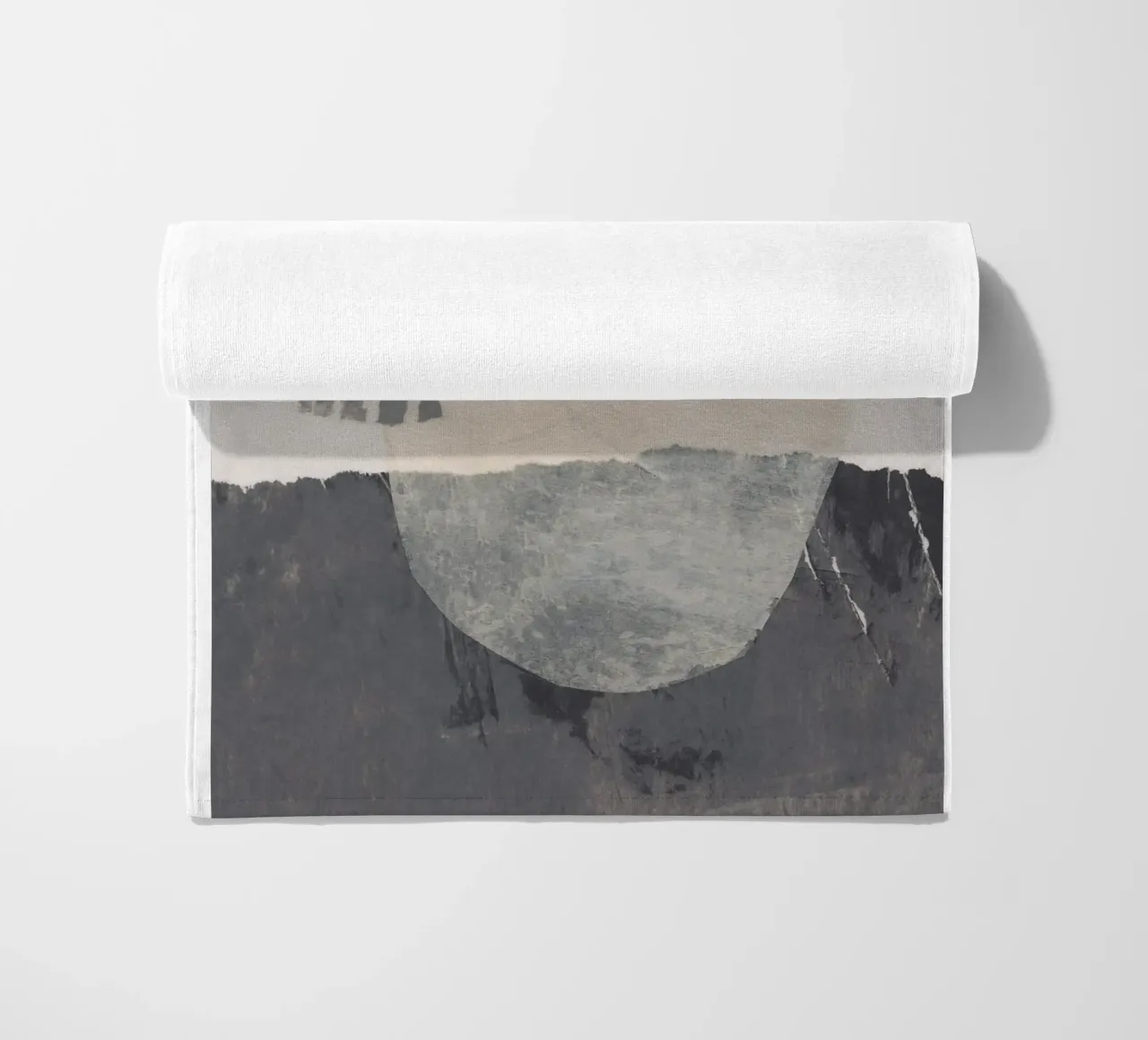 Abstracte compositie #2 strandhanddoek van Alisa Galitsyna