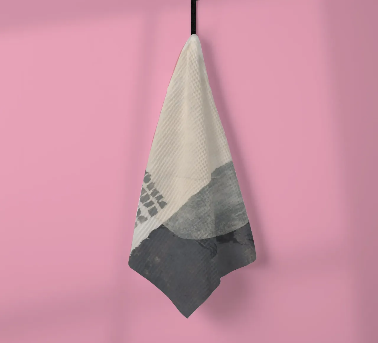 Abstracte compositie #2 theedoek van Alisa Galitsyna