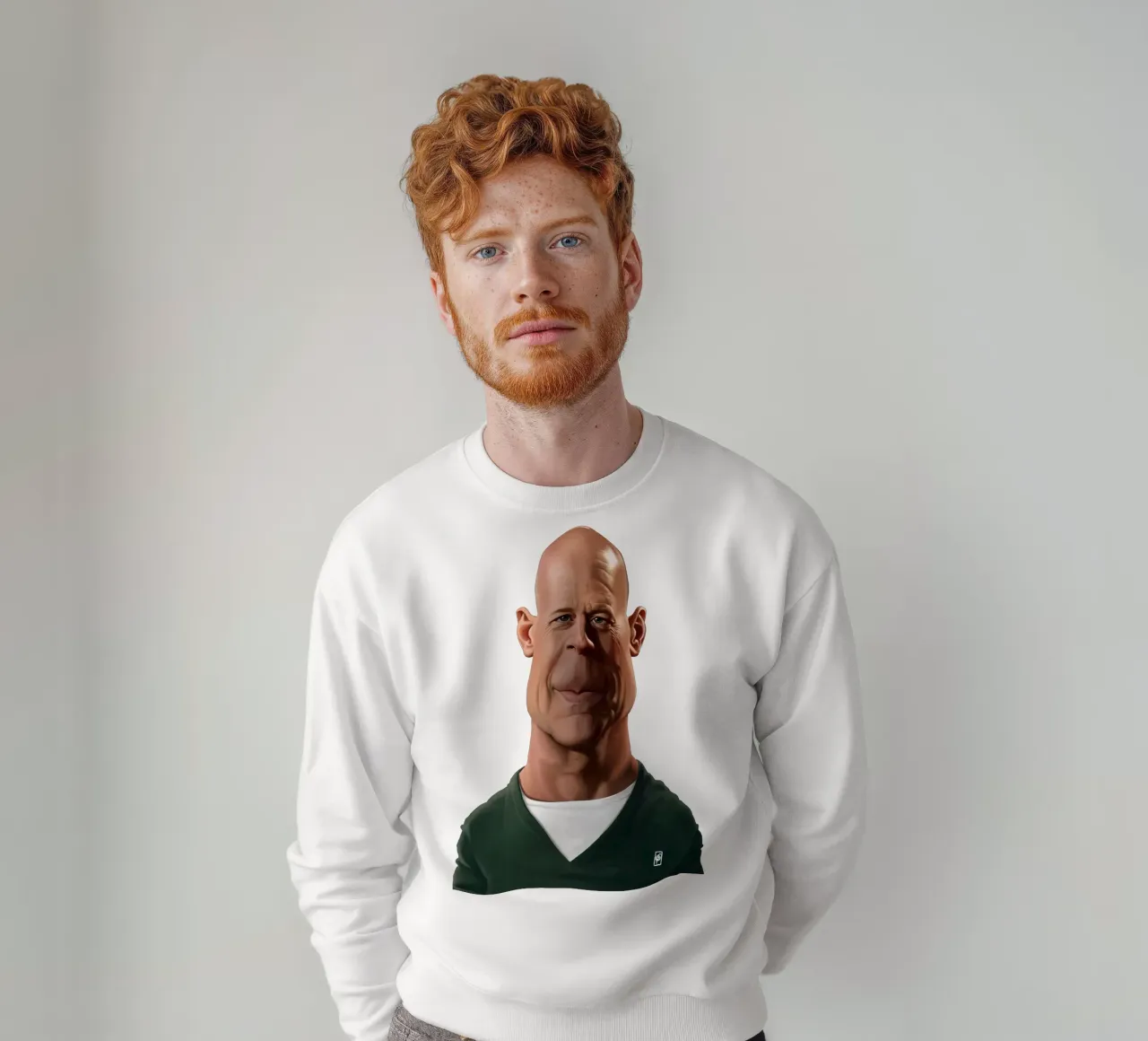 Bruce Willis felpa da Rob Art | Illustration