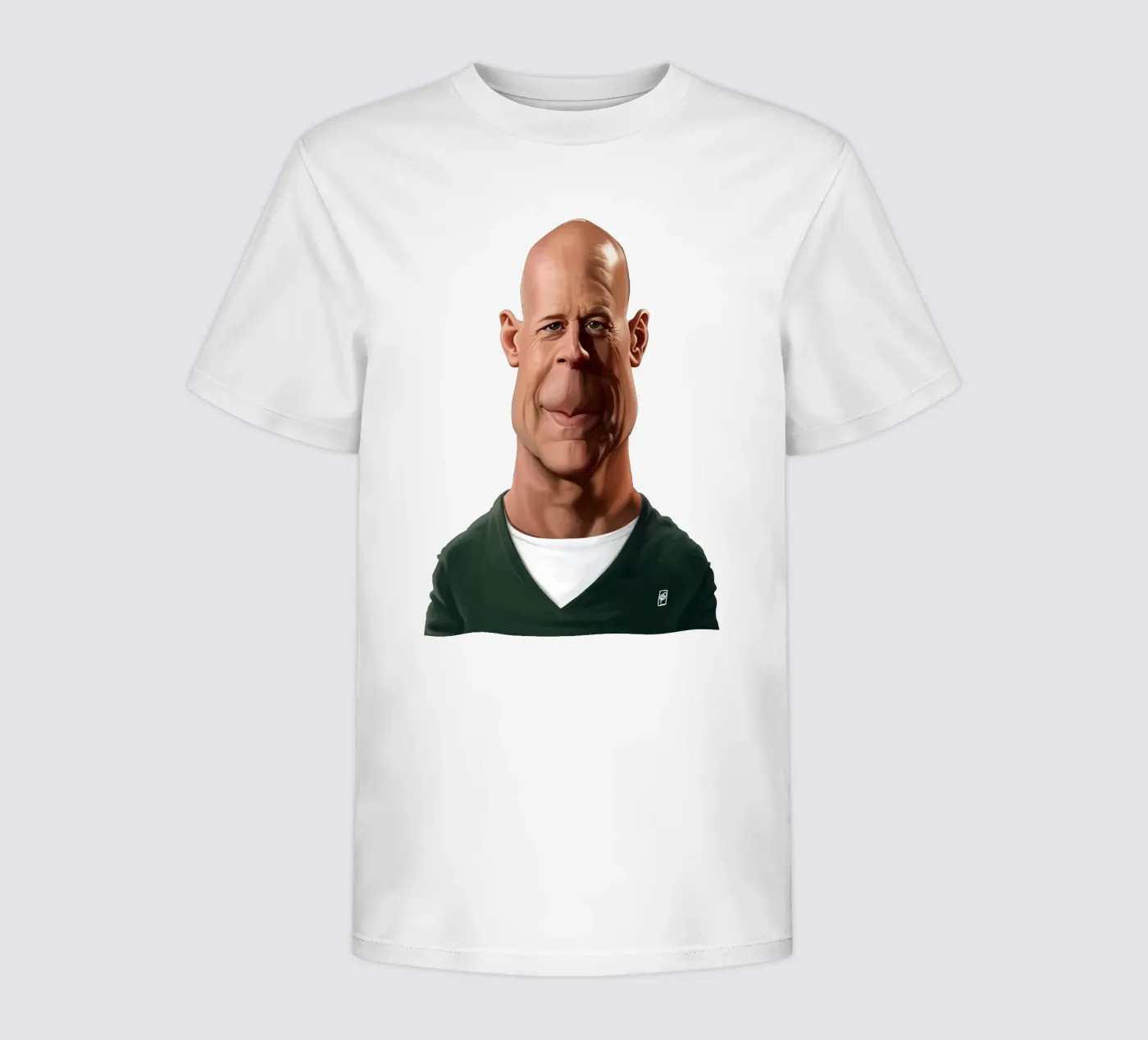 Bruce Willis t-shirt bambini da Rob Art | Illustration