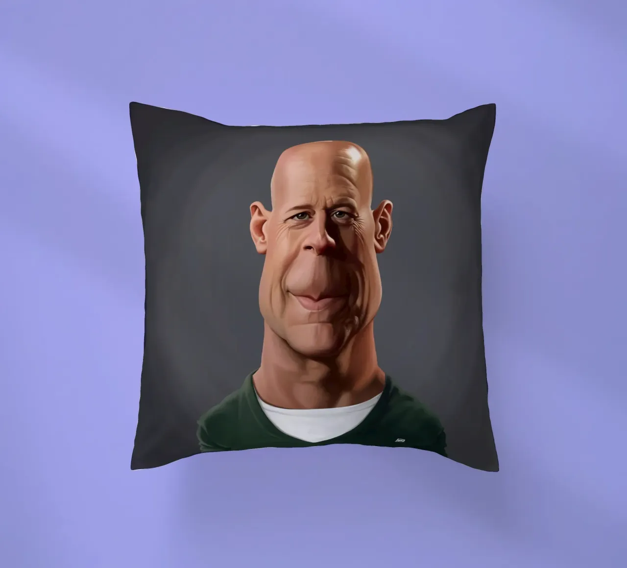 Bruce Willis cuscino da Rob Art | Illustration