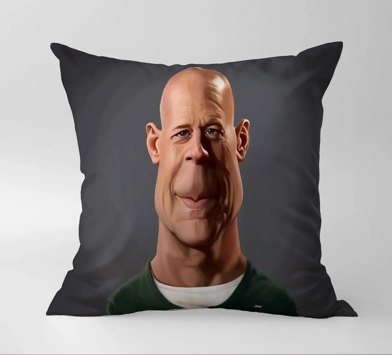 Bruce Willis cuscino da Rob Art | Illustration