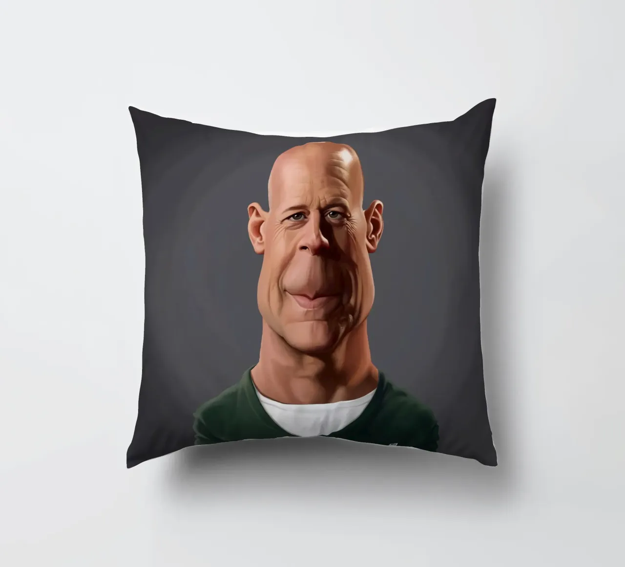Bruce Willis cuscino da Rob Art | Illustration