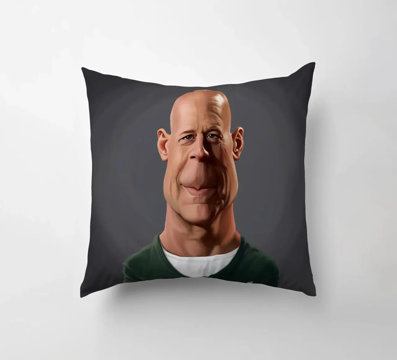 Bruce Willis cuscino da Rob Art | Illustration