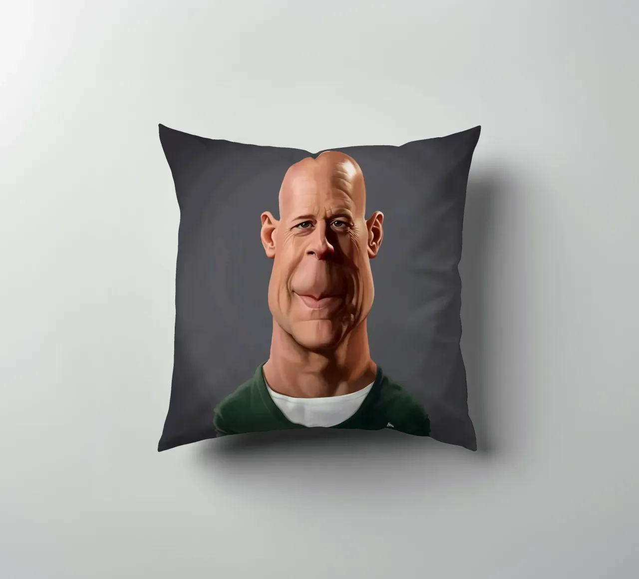 Bruce Willis cuscino da Rob Art | Illustration