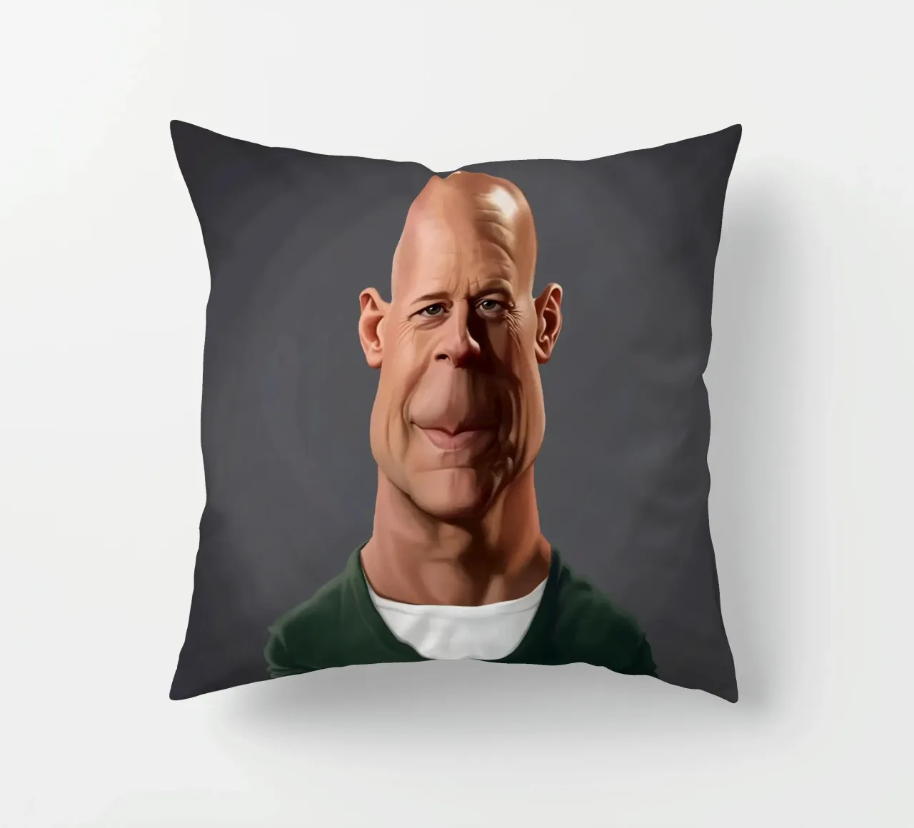 Bruce Willis cuscino da Rob Art | Illustration