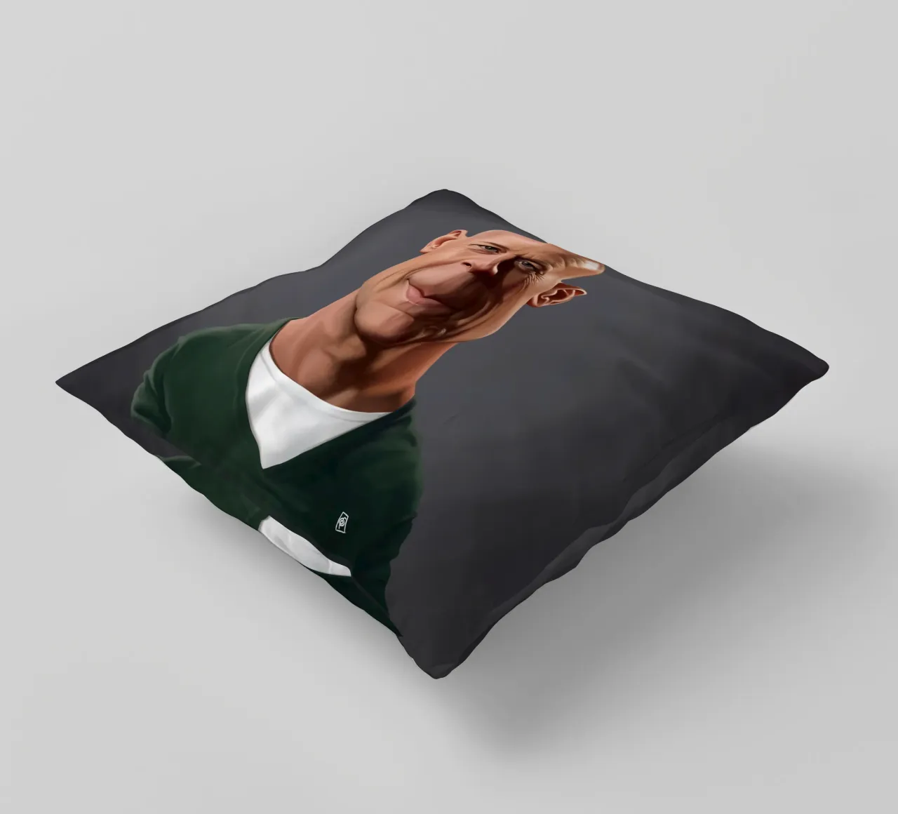 Bruce Willis cuscino da Rob Art | Illustration