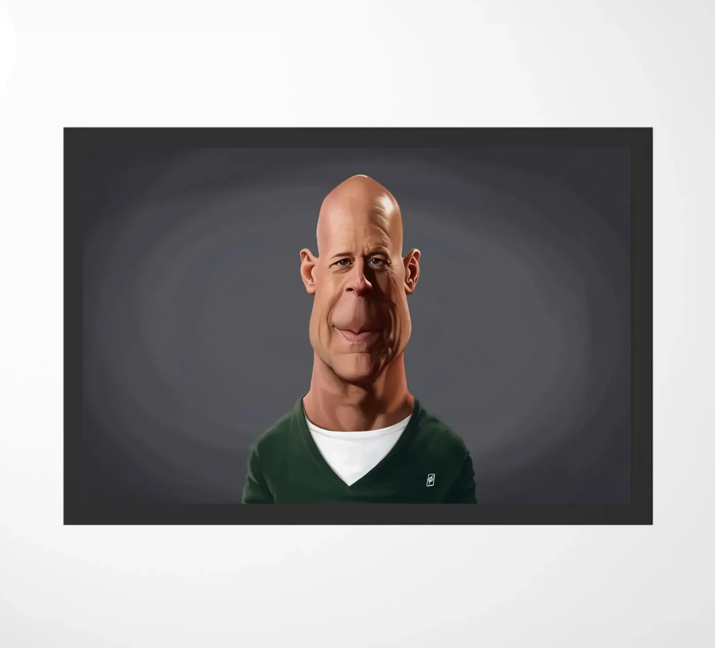 Bruce Willis deurmat van Rob Art | Illustration