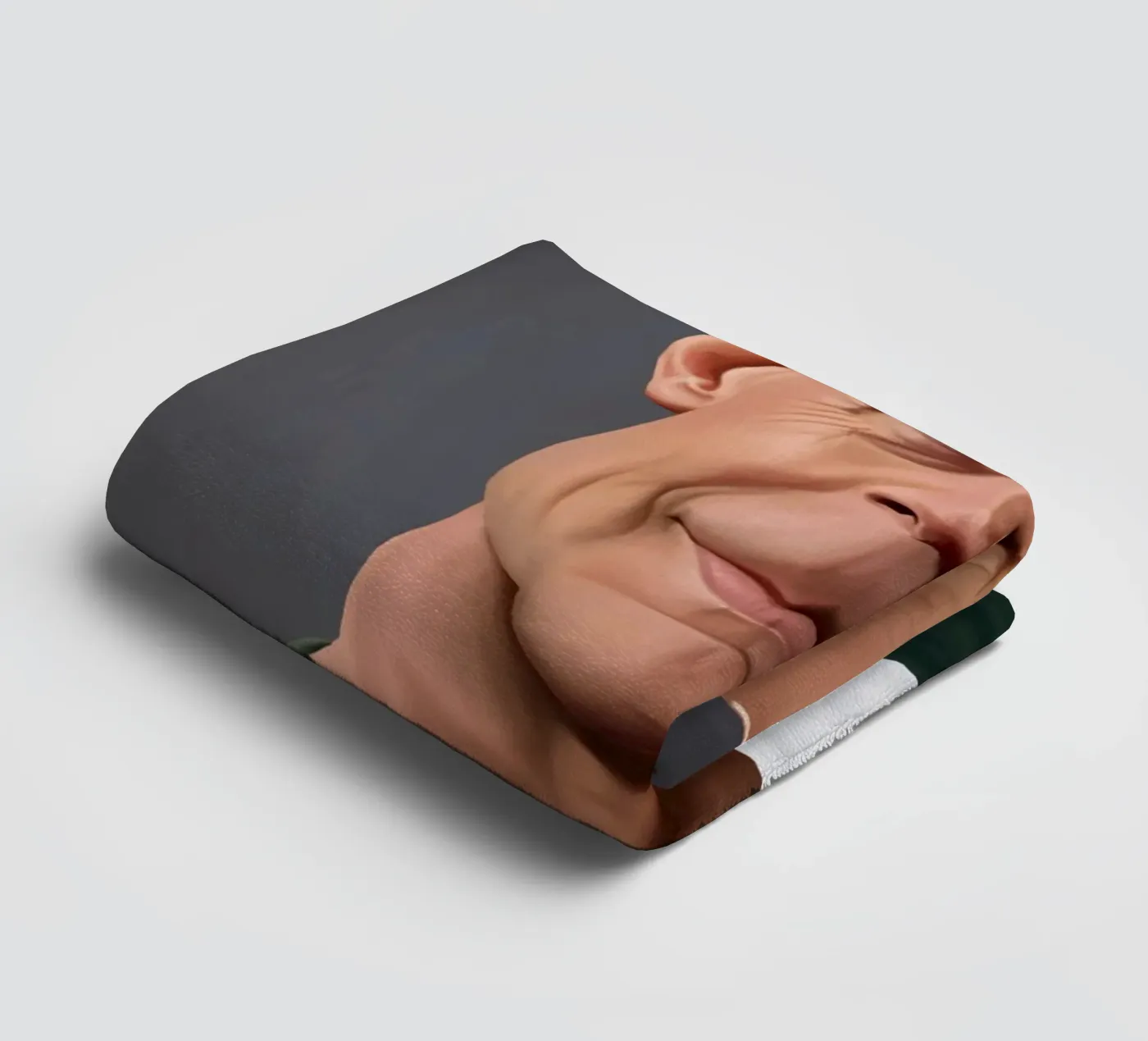 Bruce Willis towel by Rob Art | Illustration