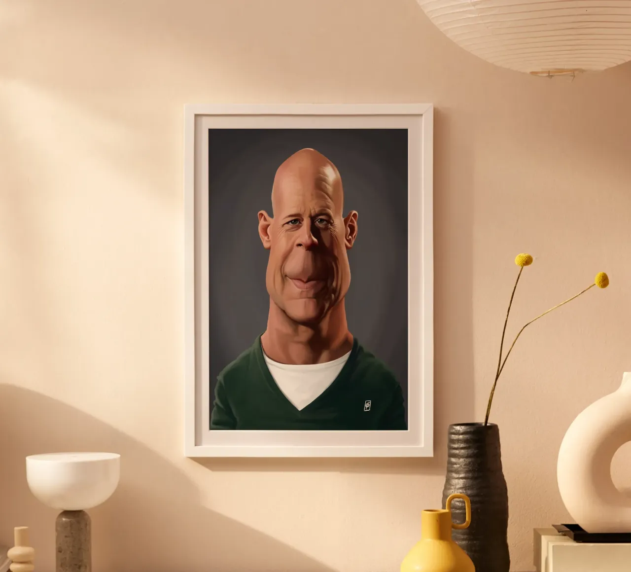 Bruce Willis poster da Rob Art | Illustration