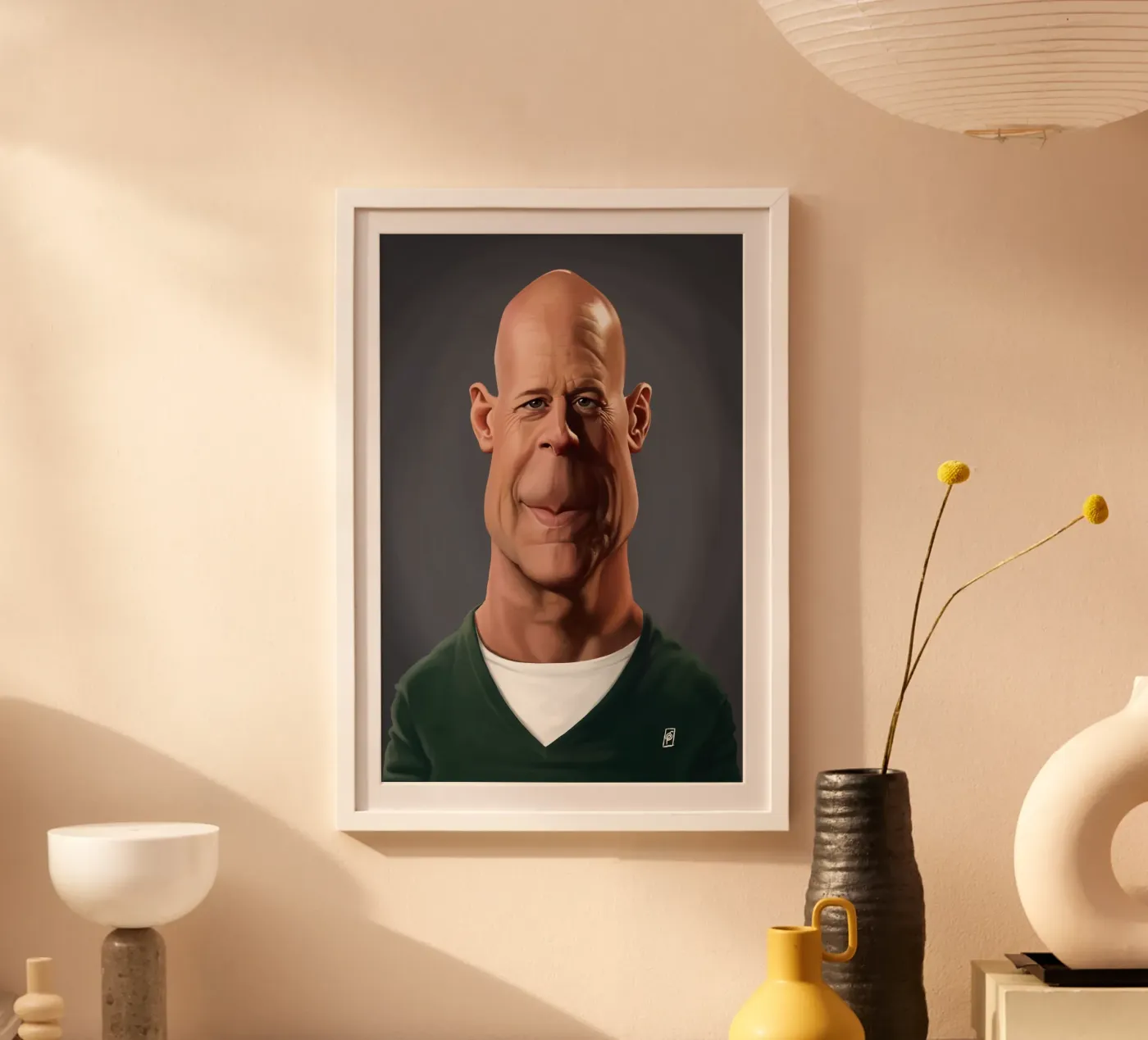 Bruce Willis poster da Rob Art | Illustration