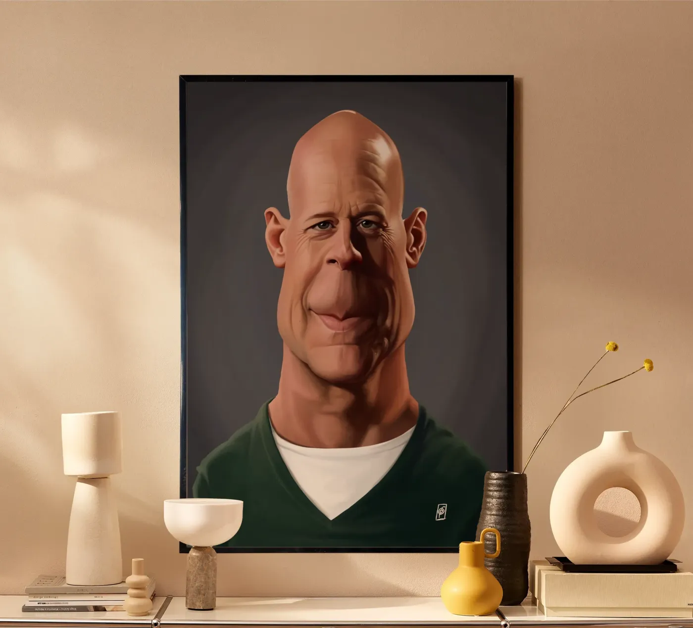 Bruce Willis poster da Rob Art | Illustration