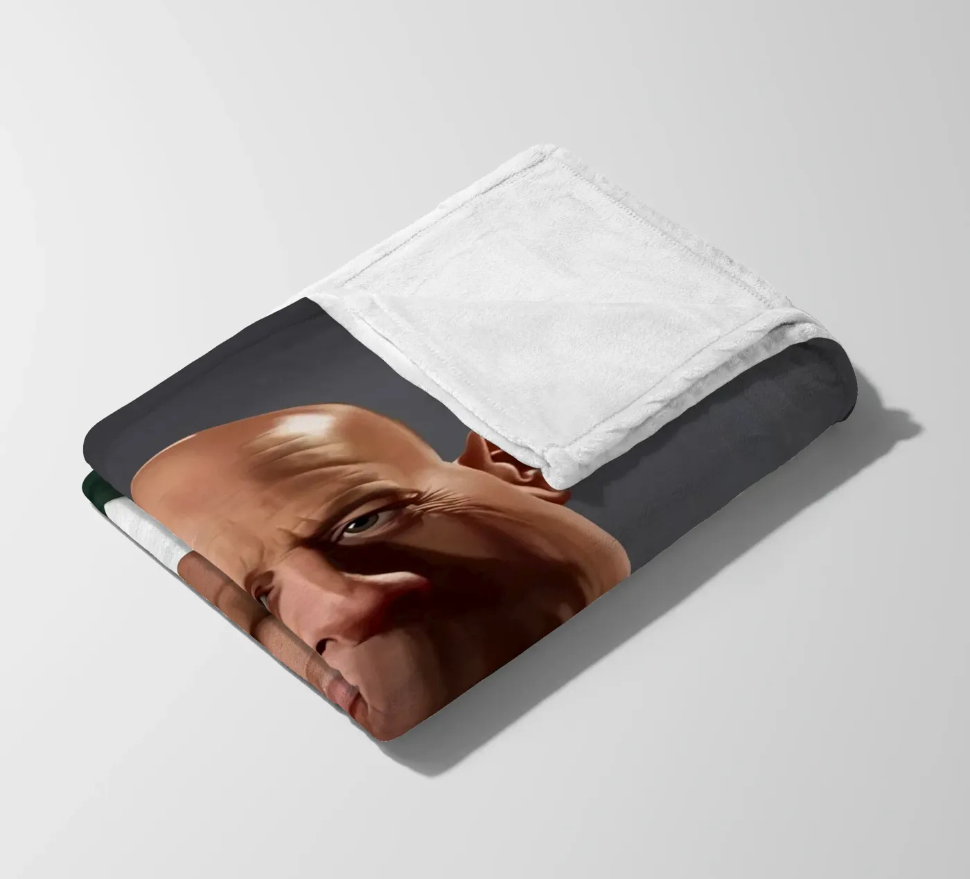 Bruce Willis Fleecedecke von Rob Art | Illustration