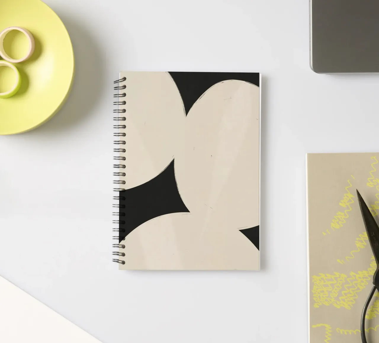 Finding Balance #4 spiral notebook by Alisa Galitsyna