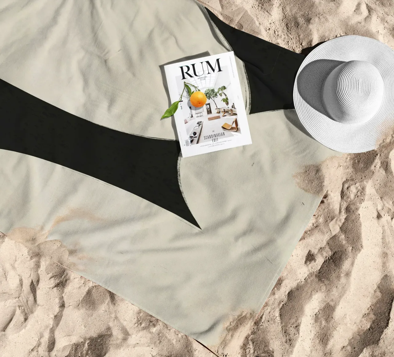 Finding Balance #4 beach towel by Alisa Galitsyna