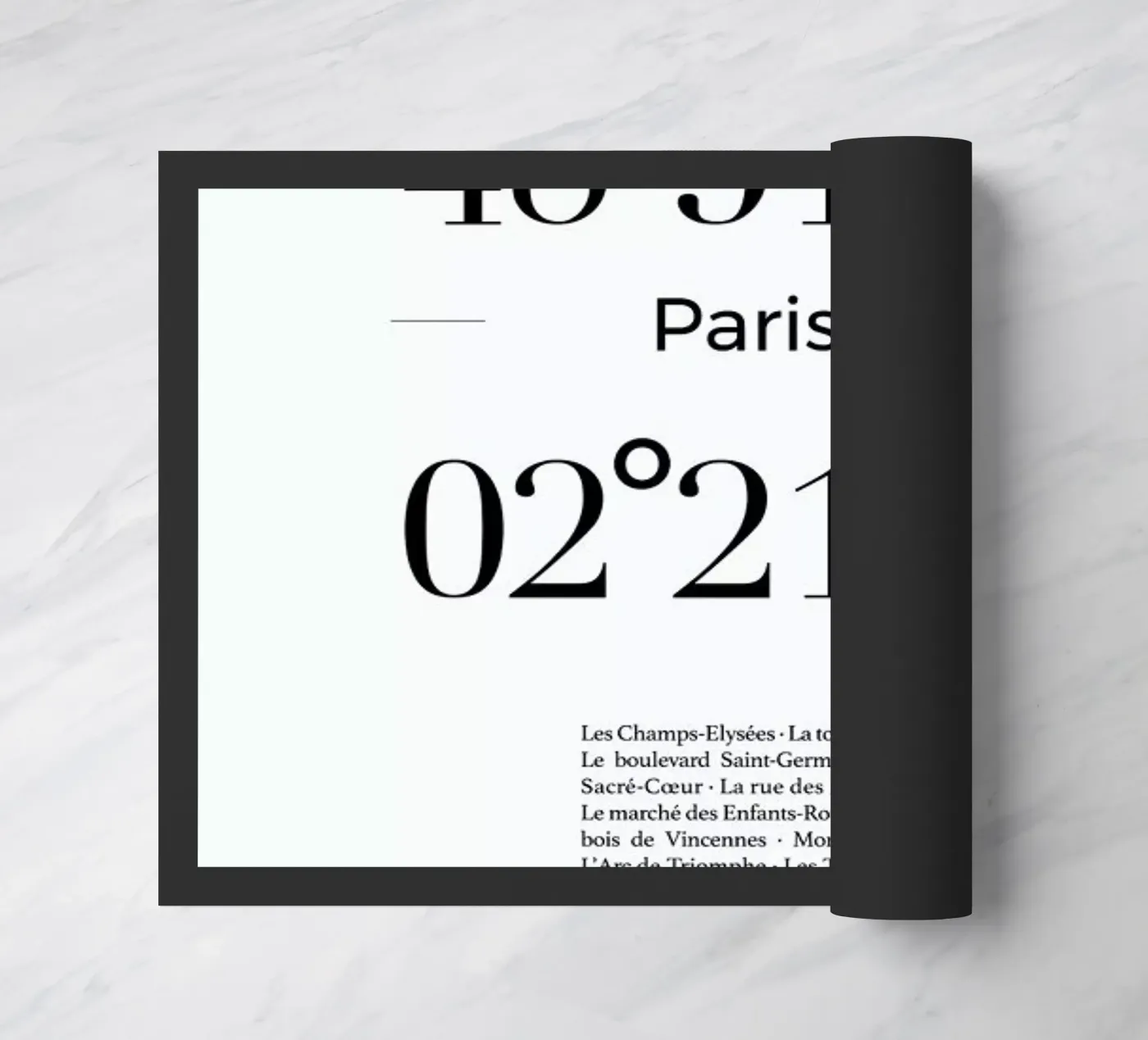Paris doormat by Studio One