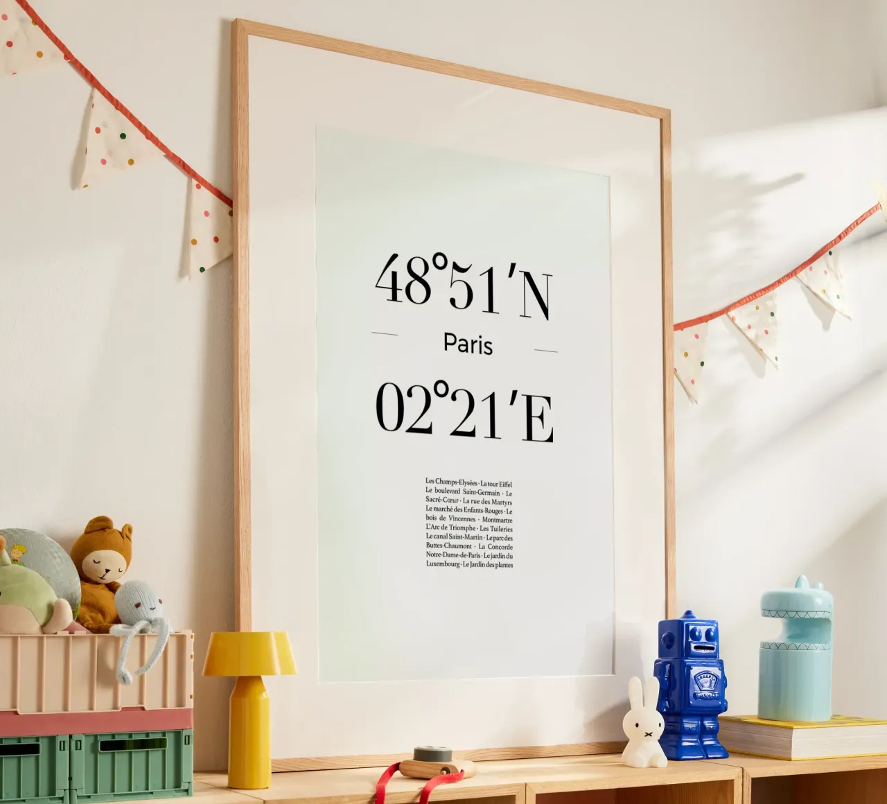 Paris poster con telaio in alluminio da Studio One
